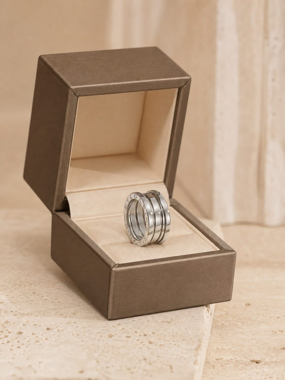 Bulgari Refined Statement Ring Style 3 | New with Box - Picture 6 of 9